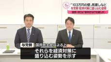 新たな経済対策…与党側「103万円の壁」見直しなど盛り込む姿勢　自公国・政調会長会談