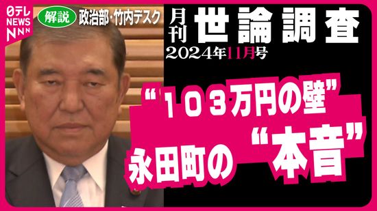 【政治解説】強気の国民民主党 永田町の“本音”は… “103万円の壁”引き上げ “玉木代表スキャンダル” 2024年11月最新世論調査