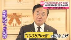 「103万円の壁」引き上げに懸念　神奈川・黒岩知事「地方への影響にも配慮して」