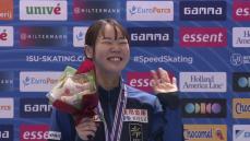 【スケート】吉田雪乃500mでW杯初優勝「1位を取ったこと信じられない」平昌五輪金・小平奈緒さん以来日本人3年ぶりの快挙