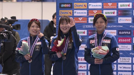 日本代表・女子団体パシュートで2位　高木美帆「経験を重ねる」滑走順変更で初の公式戦