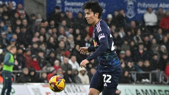 【海外サッカー】日本代表・田中碧が「チーム・オブ・ザ・ウィーク」に選出