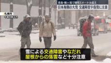 日本海側できょうも雪　交通障害などに注意