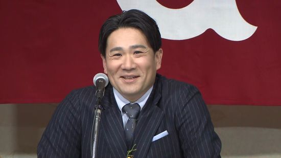 「実績だけじゃなく人柄」巨人・田中将大が入団会見　吉村編成本部長が獲得経緯を説明