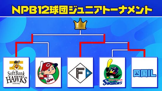 【NPB12球団ジュニアトーナメント】決勝は日本ハムvsソフトバンク　広島は熱戦も抽選のすえ敗退