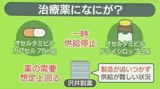 インフル“急拡大”で……「タミフル後発薬」の供給、沢井製薬が一時ストップ　ほかの治療薬は？　都内の病院「影響は限定的」