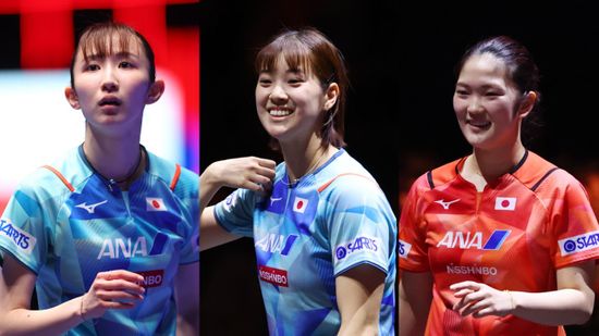 【卓球】早田ひなは中国選手と激闘も3回戦敗退　長崎美柚、木原美悠が8強入り