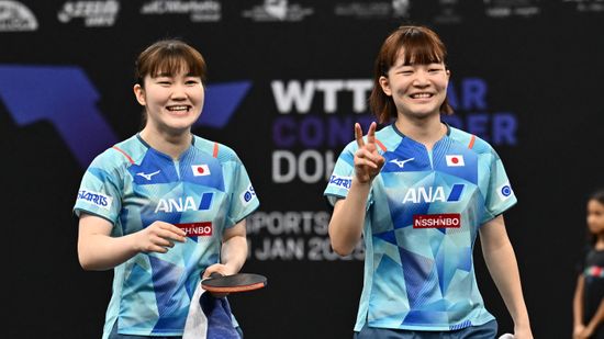 【卓球】大藤沙月＆横井咲桜の20歳ペアが世界ランク1位に浮上　昨年はアジア選手権で優勝　年が明けても好調キープ