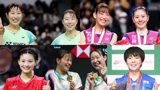 バドミントン日本代表選出　女子ダブルスは“シダマツ”“福島＆松本”“櫻本＆五十嵐” 　初選出は4人