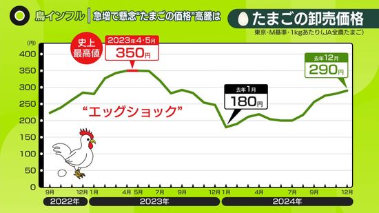 鳥インフルで“エッグショック”再び？　たまご価格さらに高騰も…オムライス専門店「いつまで続くのか」