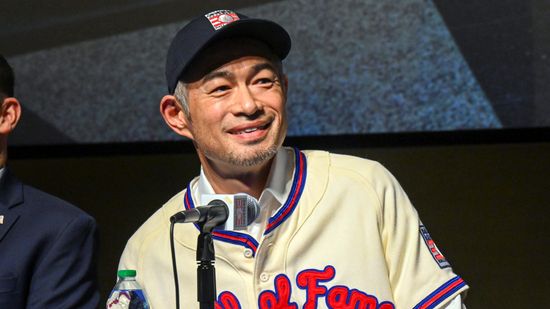 イチロー氏　殿堂入り会見で記者笑い「ぜひ自宅で一緒にお酒を飲みたい」投票しなかった1人に向けてジョーク