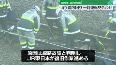 山手線内回り　通勤時間帯含め約2時間半運転見合わせ　原因は線路故障