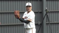 巨人・田中将大が岸田行倫に投げ込み　今季久保コーチとともに投球フォーム改造　ライデルは甲斐とブルペン