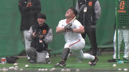 【巨人】浅野翔吾に阿部監督が熱血トレーニング　1時間以上の猛特訓に体がプルプル