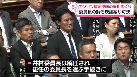 ガソリン税廃止法案巡り異例の事態!衆議院財務金融委員長解任決議案が可決 - 与野党対立激化