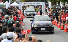 沖縄でトヨタラリー開幕戦　全国から37チームがエントリー　「楽しく走りたい」豊田章男会長が宣言【動画あり】