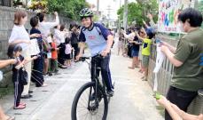 「きつかったけど、ゴールできてうれしい」　沖縄本島130キロ　卒業記念に自転車で縦断　南風原町の学童クラブの40人