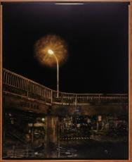 「特別に見えた」交差点の夜景　漆で描き際立つ「黒」の魅力　沖展初出品で奨励賞の松崎森平さん