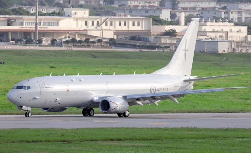 北朝鮮船舶の「瀬取り」警戒か　ニュージーランド空軍のP8哨戒機　沖縄・嘉手納基地に飛来
