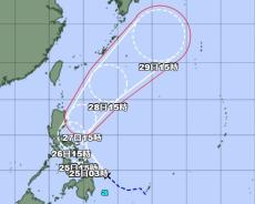 28日にも沖縄の南の海上へ　25日未明に台風1号に【24日午後3時現在】