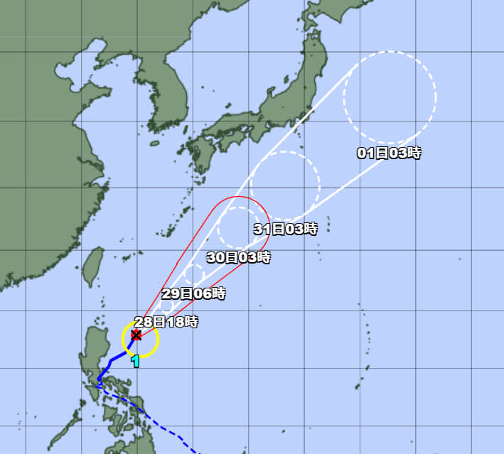 沖縄本島地方で警報級の大雨の恐れ　梅雨前線や台風の影響で【28日午前6時時点】