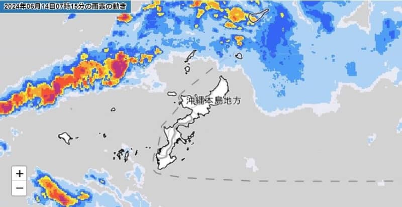 沖縄県の6市町村に大雨警報を発令　豊見城市が避難指示【6月14日午前7時現在】