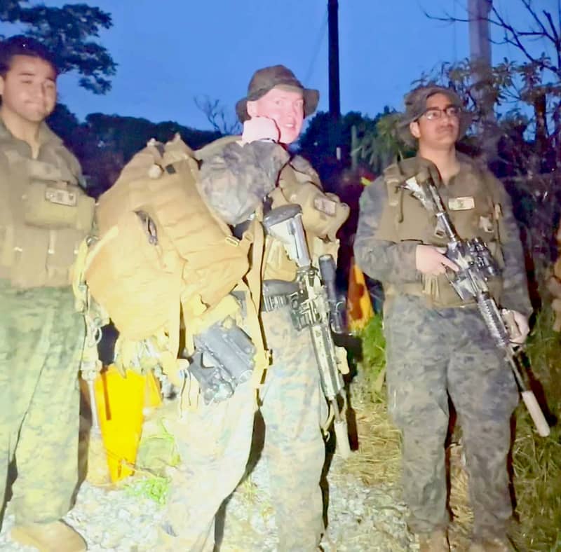 県道に小銃携帯した米兵40人　村長「国は状況を把握しているのか」　目撃したチョウ類研究者「県警は取り締まらなかった」　沖縄・東村