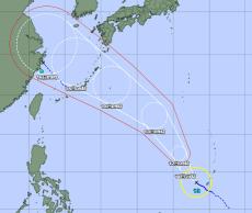 台風13号、3連休に沖縄本島に接近へ　強い勢力に発達の見込み　北部に大雨注意報を発令中