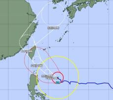 大型で強い台風21号、31日に非常に強い勢力で沖縄の南へ