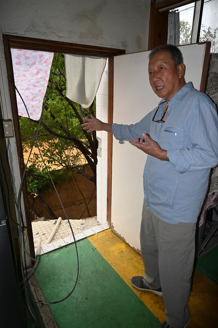 大雨で民宿の一部が陥落　床上浸水で高齢夫婦が一時孤立　沖縄で線状降水帯　北部で119番通報相次ぐ【動画あり】