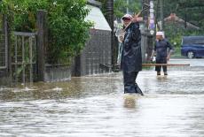 【動画あり】沖縄県国頭村と名護市で床上浸水8件　県道14号は名護市源河―東村有銘で全面通行止め　各地で倒木や道路陥没