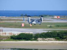 陸自オスプレイ　那覇空港から試験飛行　与那国駐屯地での事故後、沖縄県内で初