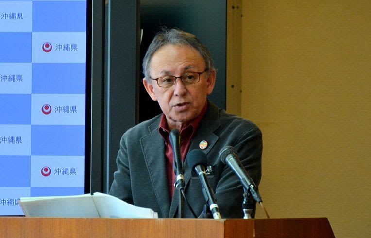 玉城デニー知事「一歩間違えれば重大な事故に」　米軍オスプレイによる貨物落下を批判　再発防止を要請へ