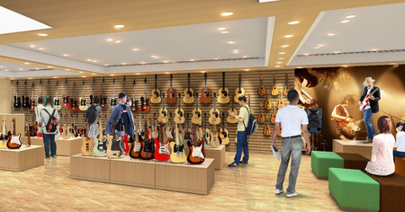 山野楽器銀座本店にギター専門フロア「Ginza Guitar Garden」　10月にオープン