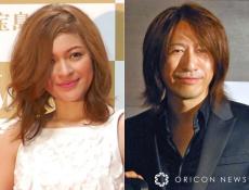 47歳・岩堀せり、太ももあらわなミニ＆ヒール姿で夫・TAKUROに抱きつき　「うわ～素敵夫婦」反響