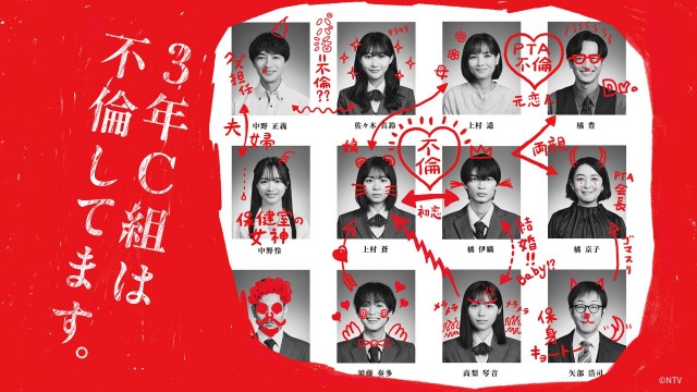 莉子主演『3年C組は不倫してます。』第1話のTVerでの再生数が100万回突破