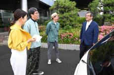 森永卓郎、元愛車の40年前”トヨタ名車”と再会　“かッとび。”ハッチバックは「めちゃくちゃ安かった」