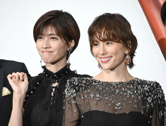 米倉涼子＆内田有紀、まさかの一致に思わずハイタッチ「ひろみちこ一緒でした！」　12年の“相棒”も今作でラスト