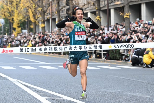 箱根駅伝、往復の平均視聴率28.4%　青山学院大学が総合優勝でフィニッシュする場面は瞬間最高34.1％