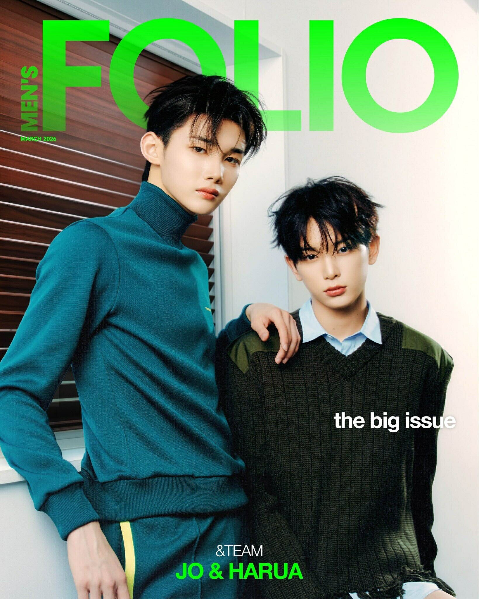&TEAM・ジョウ＆ハルア、「MEN'S FOLIO」の表紙に登場！｜Infoseekニュース