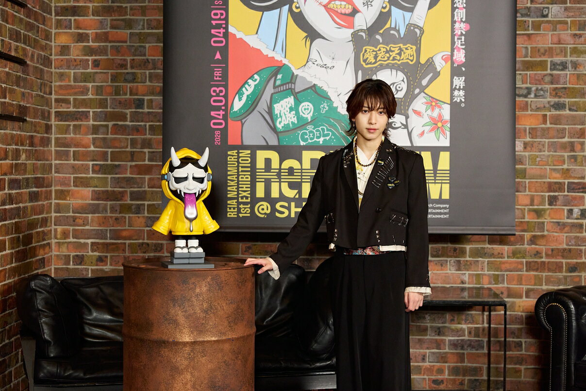 改めて自分は中二病だとわかった⁉︎ 中村嶺亜が初個展開催！ 取材会を