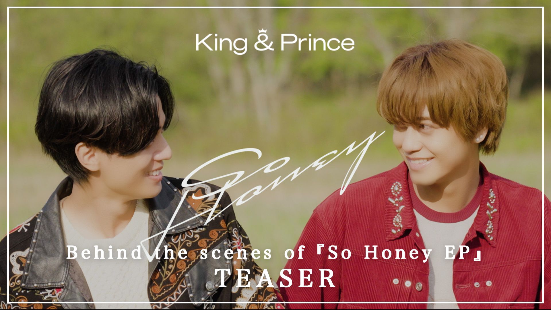 King & Prince、初EPの制作過程に密着「So Honey EP」ビハインド映像