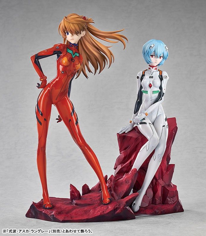 G0207-09★未開封　綾波レイ　アスカ　制服ver.フィギュア2点セット アクションフィギュア「パルフォムR! 綾波レイ 制服Ver