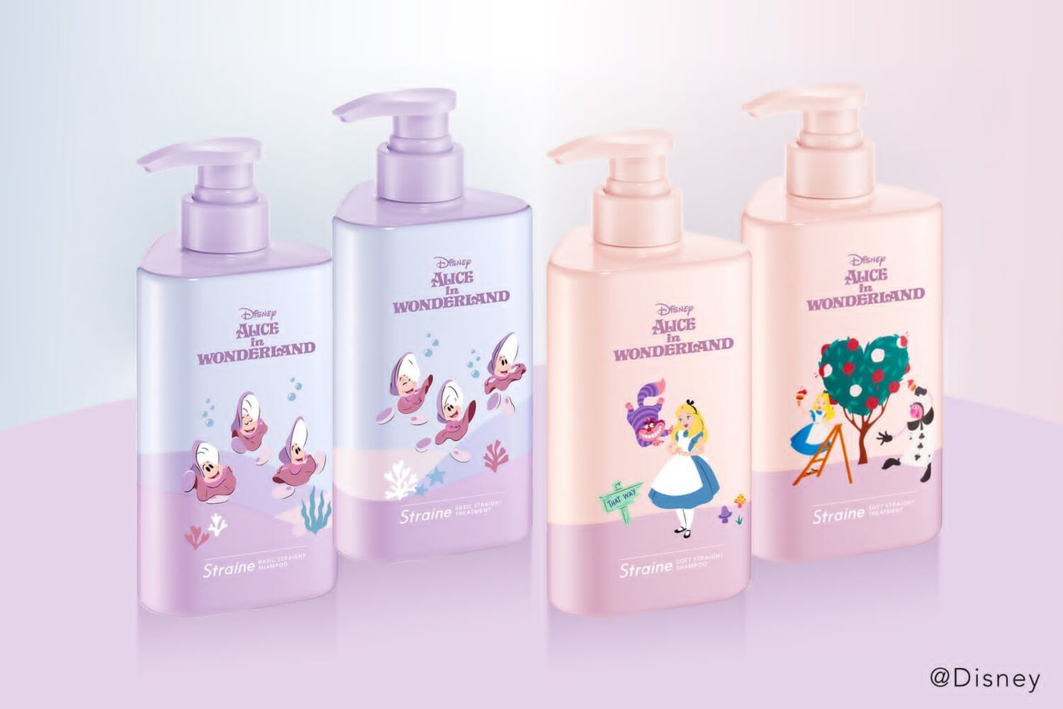 ふしぎの国のアリス』をテーマにした特別デザインのヘアケアセットが