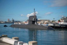 海上自衛隊の潜水艦はくりゅう、ハワイで訓練中