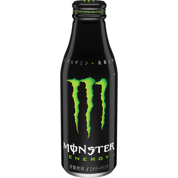 コアファンに向けて増量 「モンスターエナジー ボトル缶500ml」日本
