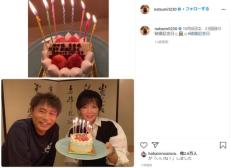 31回目の結婚記念日　小川菜摘が浜田雅功との2ショット写真を投稿