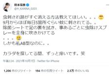 橋本環奈が「虫刺され跡がすぐ消える方法」を募りアドバイス殺到