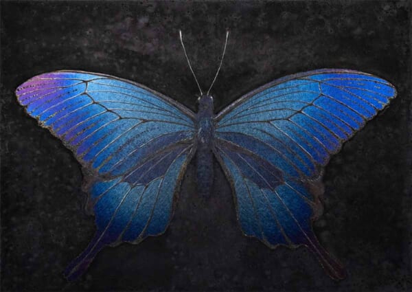鉄板に錆と酸化皮膜で描く幻想的な絵画 「鉄錆師」YASUKA.Mさんの作品