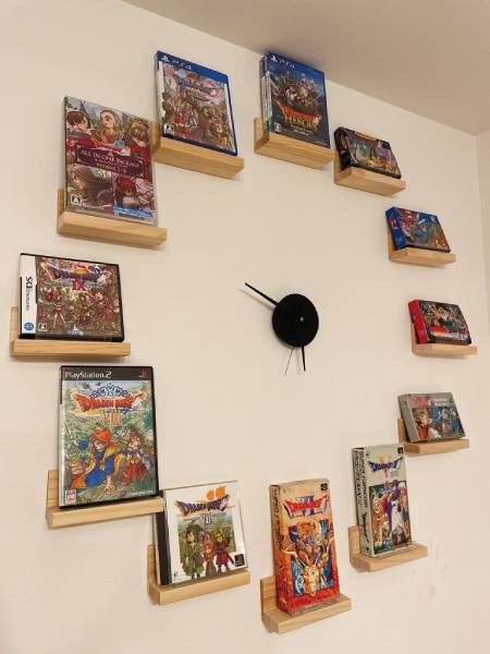 ドラクエの歴史を刻む超大作 親子で作ったファンアート時計が話題